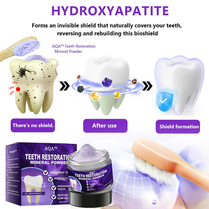 AQA™ Teeth Restoration Mineral Powder🦷(ADA recommended)(🎁Flash Sale - Don’t Miss Out)