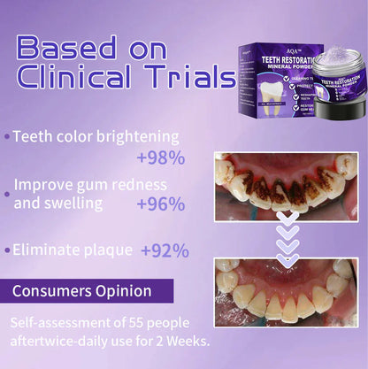 AQA™ Teeth Restoration Mineral Powder🦷(ADA recommended)(🎁Flash Sale - Don’t Miss Out)