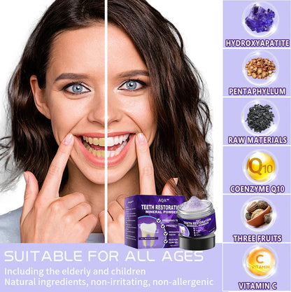 AQA™ Teeth Restoration Mineral Powder🦷(ADA recommended)(🎁Flash Sale - Don’t Miss Out)