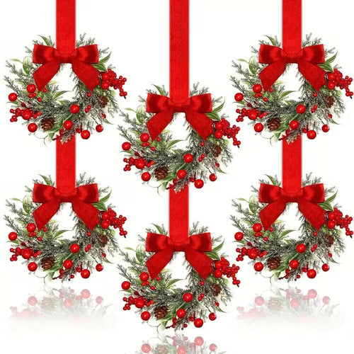 🎄Mini Christmas Wreaths✨Maximum Holiday Magic, Instant Festive Charm & Versatile Decor! 🎀