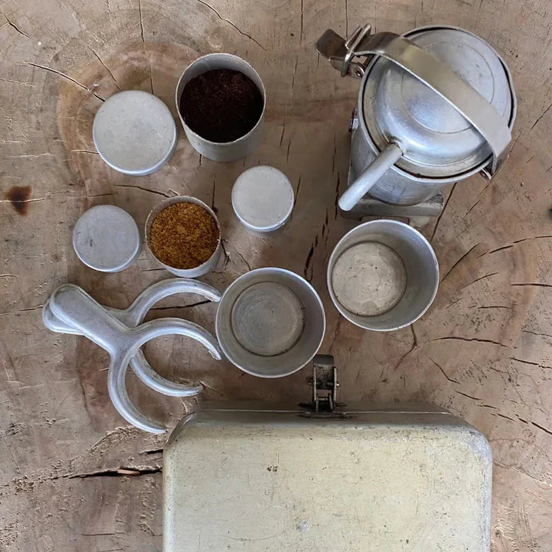 Rare Collectible Camping Coffee Set