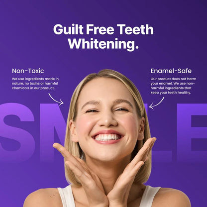 🔥Last Day 70% OFF - ✨DRDENT PURPLE TEETH WHITENING STRIPS - 7/21 WHITENING SESSIONS