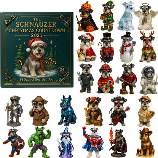 🔥Limited Edition, Only 100 Sets Left! - 🐾The Schnauzer Christmas Advenrt Calendar 2025