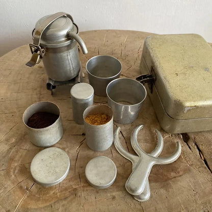 Rare Collectible Camping Coffee Set