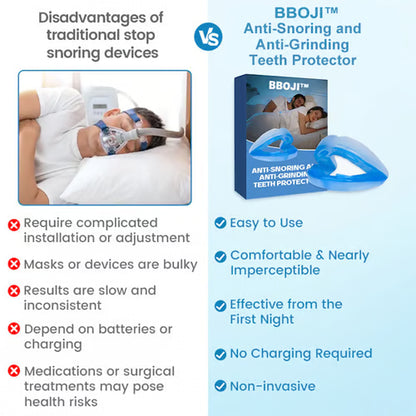 ✨[Official Brand Store] BBOJI™ Adjustable Anti-Snoring Mouthpiece Universal Size