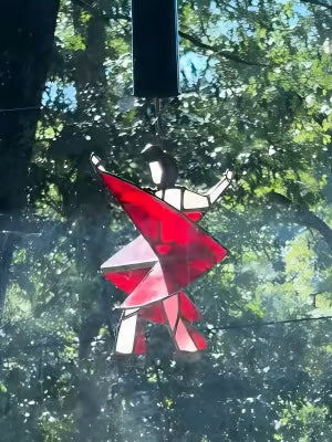 🔥LAST DAY 60% OFF - The Memphis Melody💃🤘 Handmade Stained Glass Spinner