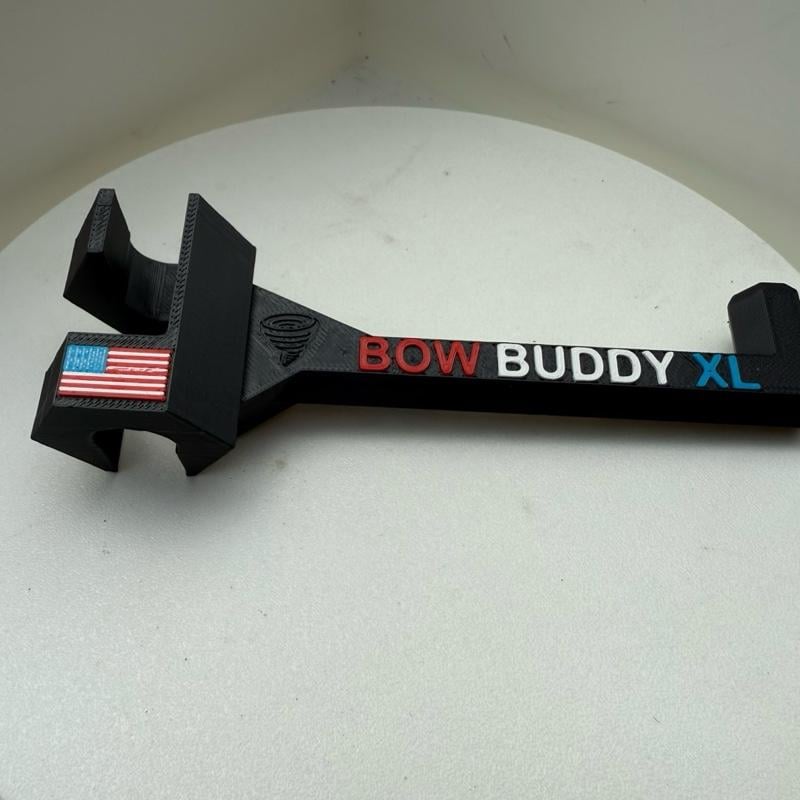 Twist-On 2.0 “XL” Bow Buddy – Nearly Universal Bow Hanger for Trucks & SUVs - Printed from ASA will not melt/warp– Spacer Ring Included | 20% Stronger | Quick No-Tool Install