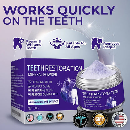AQA™ Teeth Restoration Mineral Powder🦷(ADA recommended)(🎁Flash Sale - Don’t Miss Out)