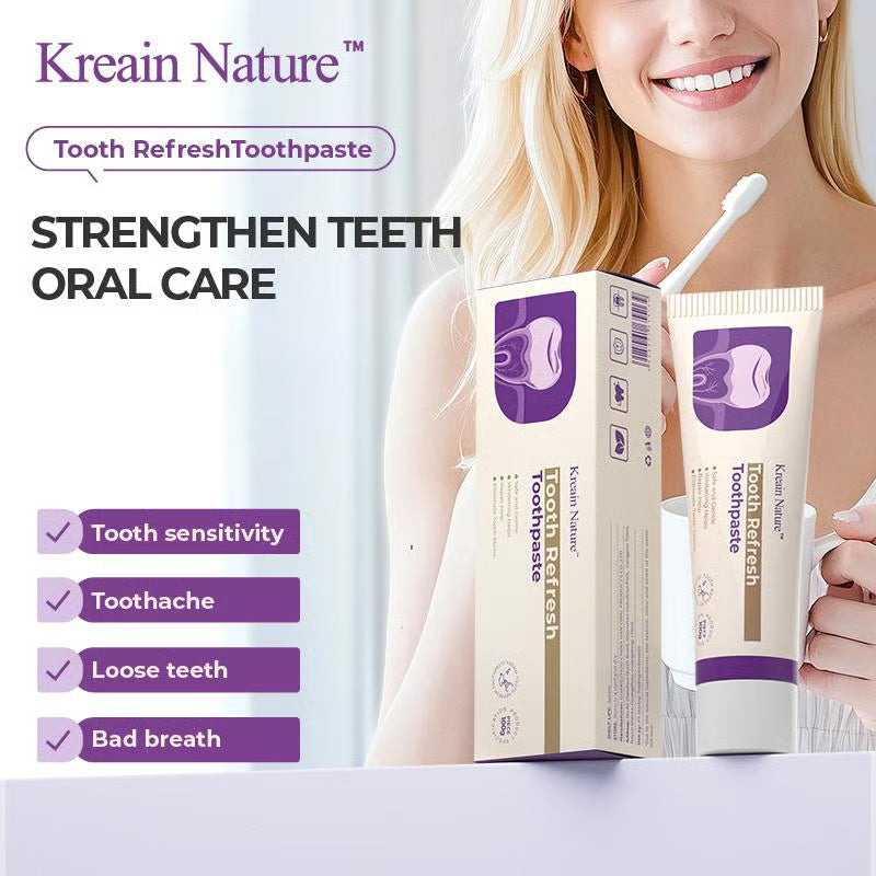 🔥Kreain Nature Oral Care Toothpaste, Fresh Breath, Prevent Tooth Loss, Natural Ingredients, Gentle Care
