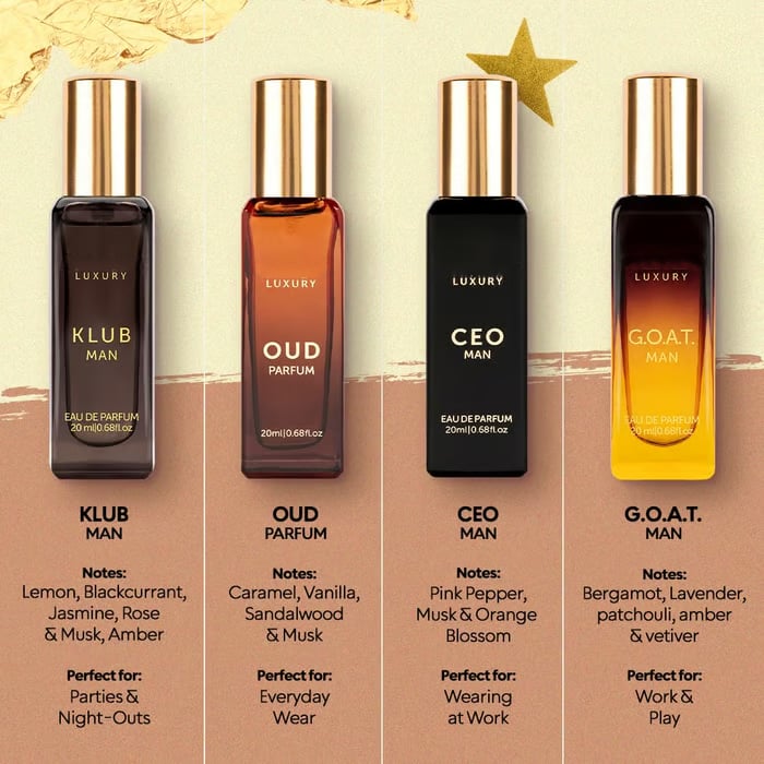 BellaVita Luxury's Perfume Gift Set for Men
