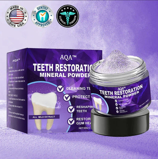 AQA™ Teeth Restoration Mineral Powder🦷(ADA recommended)(🎁Flash Sale - Don’t Miss Out)