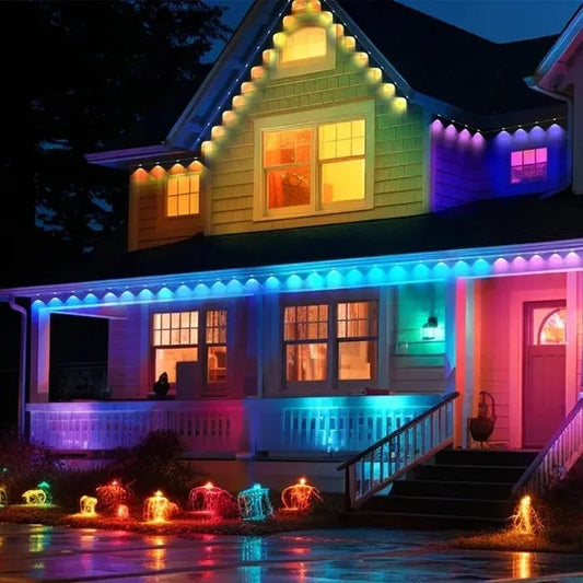 🎅 Early Christmas 70%OFF - Smart Rainbow LED Permanent Outdoor Light - Smartlight 🎁